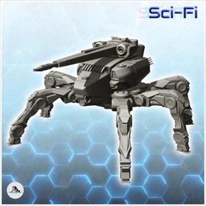 OVEYAR COMBAT ROBOT (10) - FUTURE SCI-FI SF POST APOCALYPTIC TABLETOP SCIFI