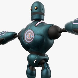 Robotic Character MAXIMUS WITHOUT RIG