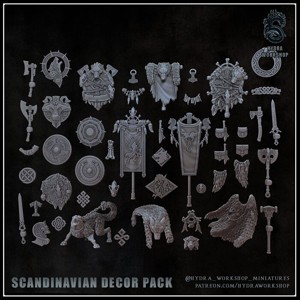 Scandinavian decor pack