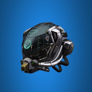 Robot damaged helmet 