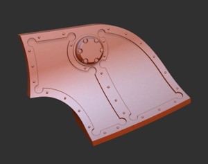TINY FRONT SHOULDER PLATE