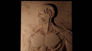 T-800 Terminator Series CNC 3d Print High Relief Sand Casting