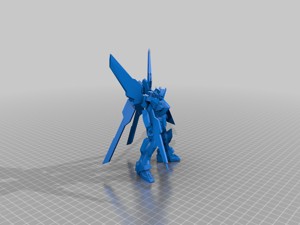 Mobile Suit Gundam Double X Collection Low Poly