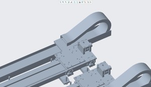 5 models of 70KG robot walking shafts