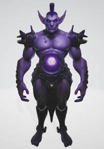 Muscular Fantasy Character