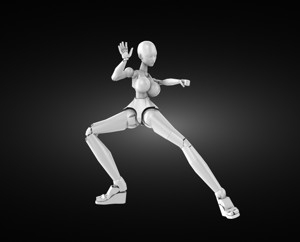 ARTICULATED FEMALE ROBOT
