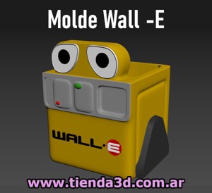 WALL-E POT MOLD
