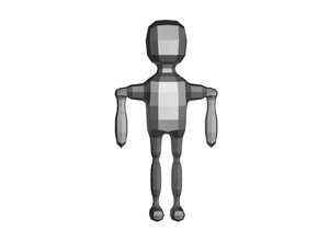 low poly robot 