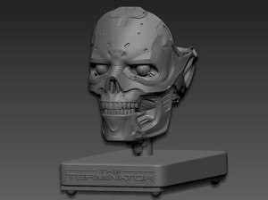Rev-9 Terminator bust