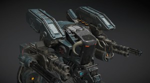Alpha heavy combat robot