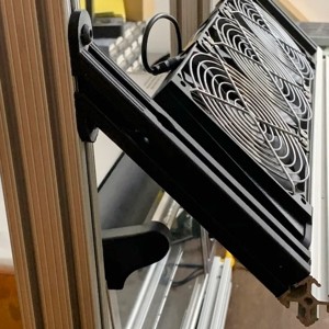8020 series 10 45 degree ofset beam for fan mount