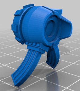 HEAVY PHOSPHOR GATLING BLASTER FOR MARTIAN ROBOTS