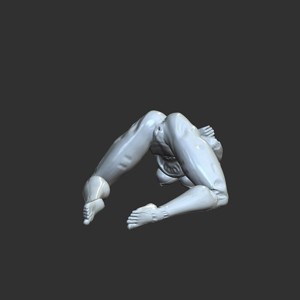 Thicc Android Girl Cyberpunk Erotic Figure STL