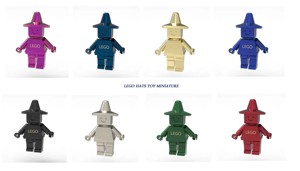 lego in hats toy miniature