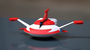 Simple Actarus Duke Fleed  SpaceShip