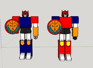 BOOTLEG TIGERZORD LIKE ROBOT.