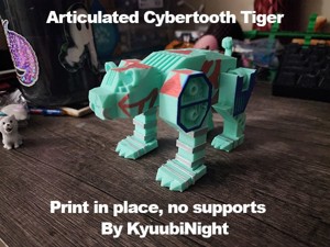 Cybertooth Tiger (Articulated robot sabertooth tiger)