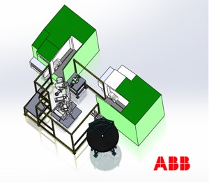 Robot cnc accumulator