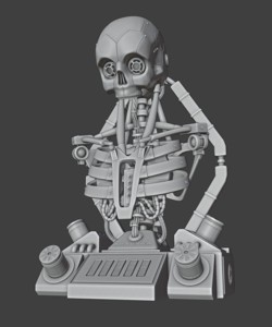 Cyberpunk skeleton cyberware