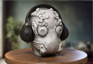 Cyborg robot Headphone Holder Gaming Accessories