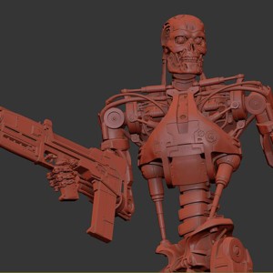 T-800 Terminator 2 Judgment Day V2 High Detal