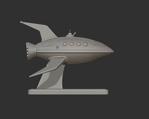 futurama miniature ship planet express