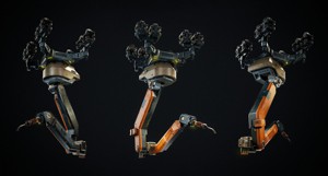 Next generation four-way axis robotic arm