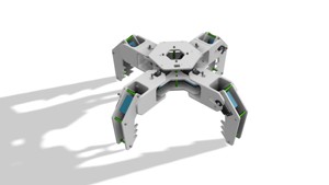 ESP32 quadruped robot (laser cut+3d)