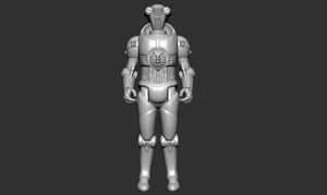 STAR WARS LABOR TRANSPORTATION DROID OBJ. KENNER STYLE.
