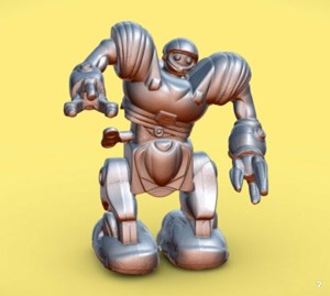 WIND-UP ROBOT 001 - 3D SCAN