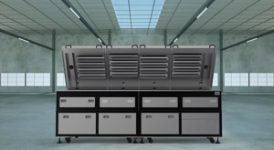 Infrared heat curing furnace
