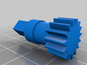Neato D7 connected wheel and drive gear