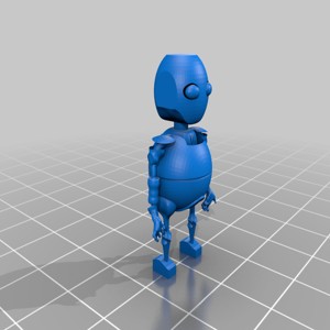 cartoon robot