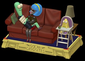 ROBO WIFE SOLAR OPPOSITES DIORAMA