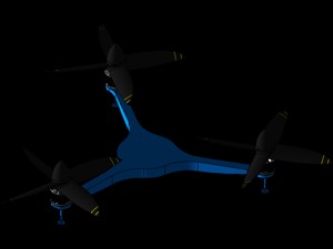 Tri - Copter Drone UAV