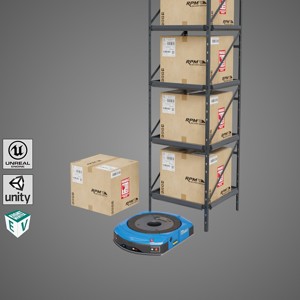 Warehouse Robot Generic All PBR Unity UE Textures