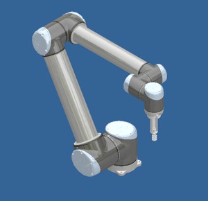 Flansch für UR10 Roboter