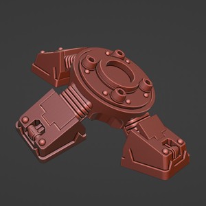 POSABLE KNIGHT ROBOT FOOT