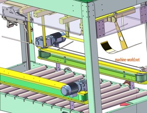 industrial 3D model Automatic cartoning machine