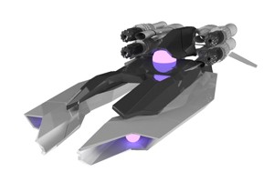 Spaceship Chaser 3D Spaceship Sci-Fi Game Model 3D