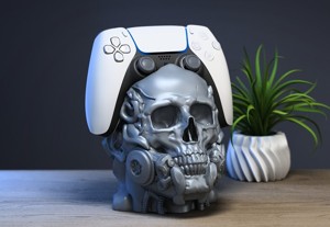 Human Robot skull Ps5 controller stand