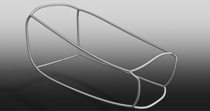 Human Drone Tube Frame