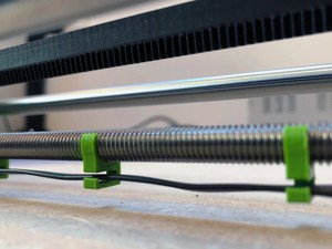 Nema 17 Cable Clip for Threaded Rod M8 (Drawing Robot)