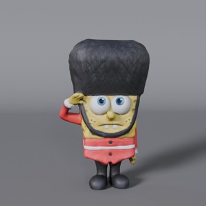 spongebob sculpture