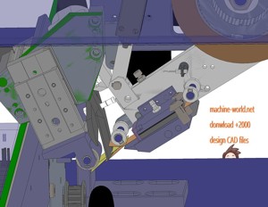 industrial 3D model Adhesive tape machine
