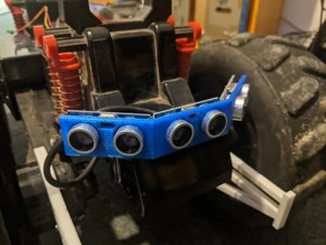 Triple HY-SRF05/HC-SR04 Sonar Mount