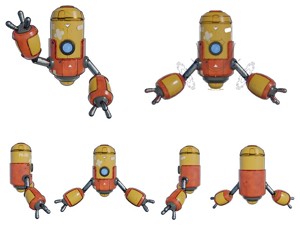 Fully rigged bot