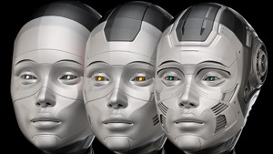 Robot Woman Head Collection