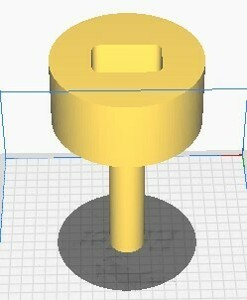 ADAPTER (YELLOW MOTOR SHAFT - 3MM POLOLU SHAFT)