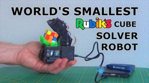 DIY World's smallest Rubik's cube robot